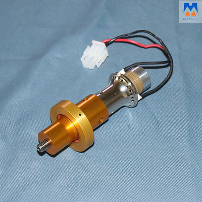 ตัวแปลงสัญญาณอัลตราโซนิกอลูมิเนียม 35kHz สำหรับเครื่องเชื่อมจุดพลาสติก