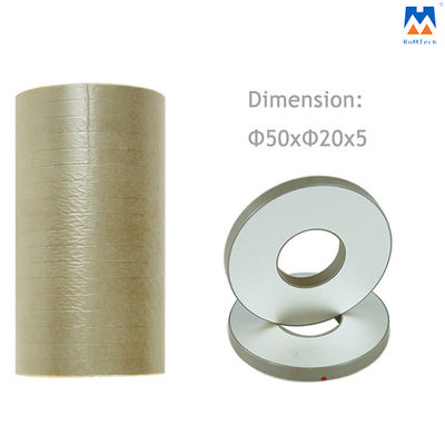 PZT8 Piezoelectric Ceramic Plate สำหรับ Ultrasonic Transducer 50*20*5